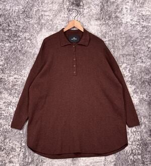Mr Mittens Dress XS / Small Womens Mimi Polo Wool Knit Long Sleeve Mini